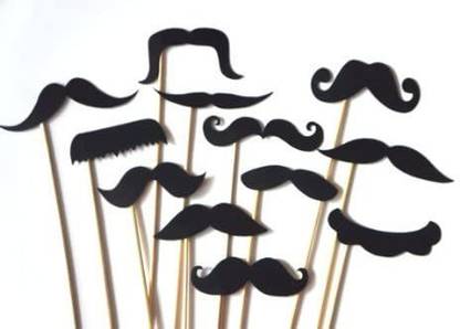 AMACO Mustache props Photo Booth Props Funny Photo Props with A Stick MoustacheStock Photo - Funny time. moustache photo props Photo Booth Board