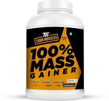 TEAM MUSCLES TM Mass Gainer-(1Kg)-100% Authentic Product Weight Gainers/Mass Gainers
