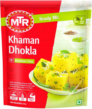Mtr Khaman Dhokla Instant Mix 500Gm