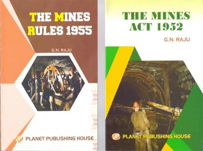 The Mines Rules 1955 The Mines Act 1952 Pack Of 2 Books