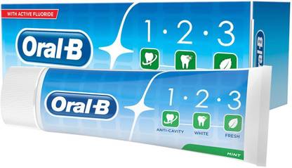 Oral-B Toothpaste 1-2-3 with active Flouride 100ml Germany Product Toothpaste