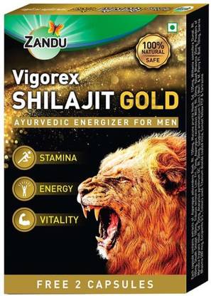 ZANDU Vigorex Shilajit Gold for Stamina and Energy