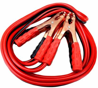 RideDeck IVX - VB - 40 - Black & Red 500A Copper Wire Auto Battery Line Emergency Cable Line Cable Clip Car Electronics Jump Starter 6.4 ft Battery Jumper Cable