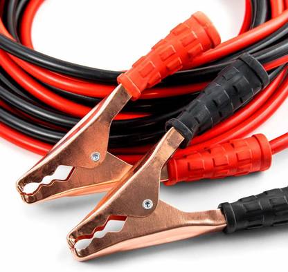 VibeX ®IVX - CV - 27 - Car Jump Starter Battery Booster Cable Wire With Alligator Clamps 6.1 ft Battery Jumper Cable