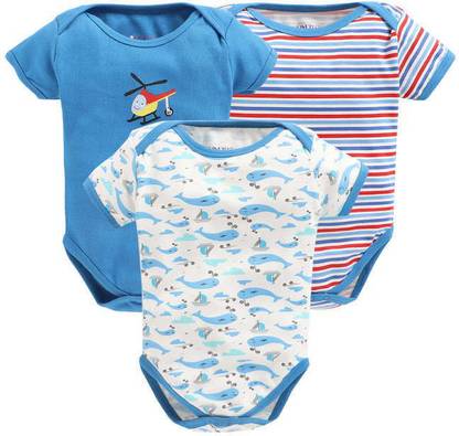 EIO Baby Boys & Baby Girls Royal Blue Bodysuit