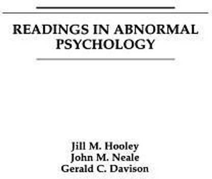Readings in Abnormal Psychology