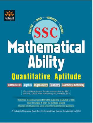 Ssc Quantitative Aptitude (Arithmetical Ability)