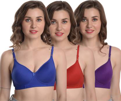 ALFIYA Women's Full Coverage -Padded Bra Women Full Coverage Lightly Padded Bra