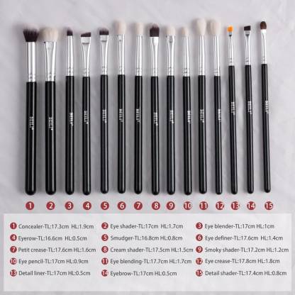 Beili Eyeshadow Brush Set For Professional Use With Natural Goat Hair
