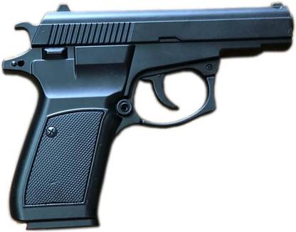 doogle CZ-83 Z-BLACK Heavy Metal Gun / Pistol shaped with Barrel Pull Back System and Holster Pocket Lighter