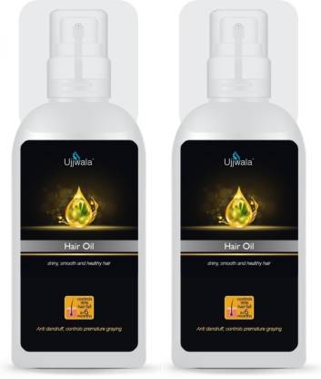 Ujjwala Hair Oil for Shiny, Smooth and Healthy Hair 100 ml Each (Combo pack of 2) Hair Oil