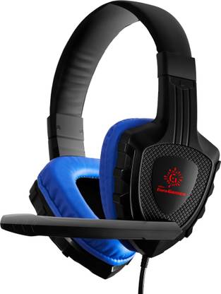 RPM Euro Games Premium Gaming Headphones With LED,Mic Wired Gaming