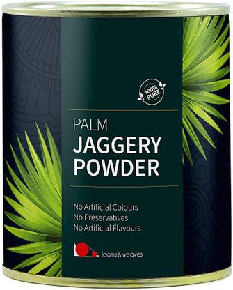 looms & weaves Palm Jaggery Powder (Karuppatti ) (Packed in Economy Plain Pouch) Powder Jaggery
