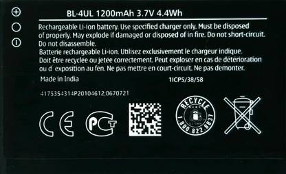 MATSV Mobile Battery For  Nokia 230 / BL4UL
