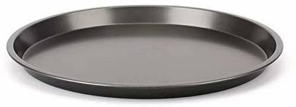 AASTIK SALES Pizza pan Non-Stick for Oven Microwave Convection OTG Carbon Steel Baking Tray Teflon Coated 25.5 CM (1pic) Pizza Maker