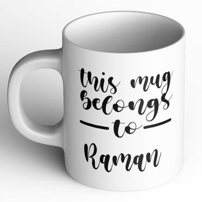 Abaronee Raman M001 Ceramic Coffee Mug