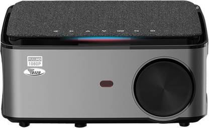 TONZO 1080P Full HD Projector WIFI digital keystone Projetor 1920 x 1080P screen mirroring 3D Home Theater Video Cinema (6500 lm / 2 Speaker / Wireless / Remote Controller) Portable Projector