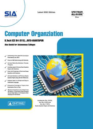 Computer Organization, B.Tech III-Year I-Sem (ECE) R15 JNTU-Anantapur, Latest 2021 Edition