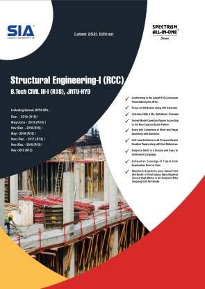 Structural Engineering-I (RCC) B.Tech III-Year I-Sem (CE) R18, JNTU-Hyderabad, Latest 2021 Edition