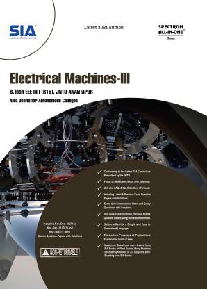 Electrical Machines-III, B.Tech III-Year I-Sem (EEE) R15, JNTU-Anantapur, Latest 2021 Edition