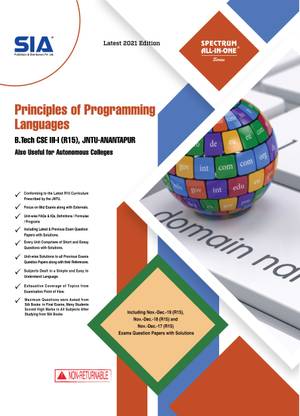 Principles Of Programming Languages, B.Tech III-Year I-Sem (CSE) R15, JNTU-Anantapur, Latest 2021 Edition