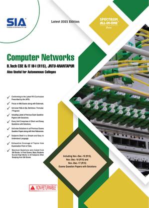Computer Networks, B.Tech III-Year I-Sem (CSE & IT) R15, JNTU-Anantapur, Latest 2021 Edition