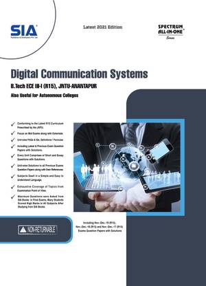 Digital Communication Systems, B.Tech III-Year I-Sem (ECE) R15 JNTU-Anantapur, Latest 2021 Edition