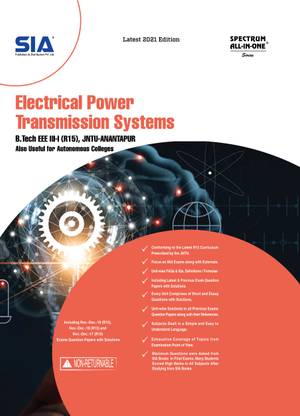 Electrical Power Transmission Systems, B.Tech III-Year I-Sem (EEE) R15, JNTU-Anantapur, Latest 2021 Edition