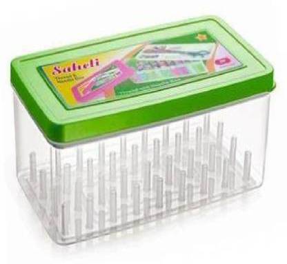 avnish Sewing Kit Set Box for Needles/Threads/Scissor/pin/Buttons- Organizer Item for Tailoring. Storage Box