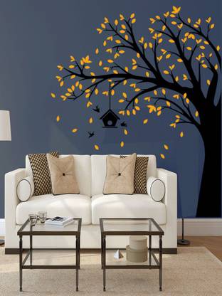 ALLURE 92 cm BIRD HOUSE Self Adhesive Sticker