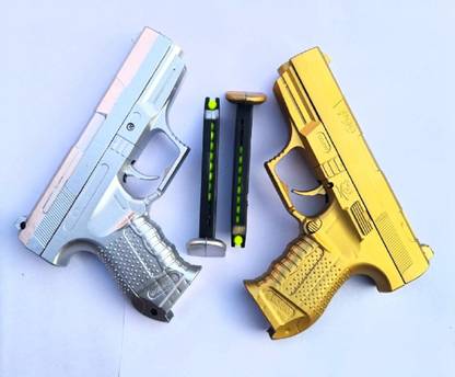 WHEELSQUARE P99 High Accuracy And Pull Back Loaded And Long Range (pack of 2) (plastics) With 100 BB Bullets Guns & Darts