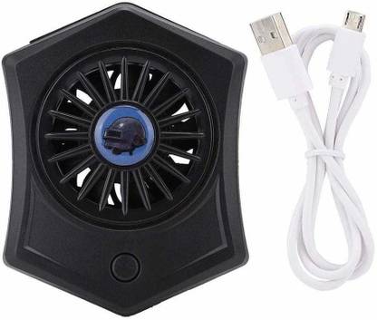 BLESSBE Portable Cooling Fan and Phone Holder Stand Gamepad Game Handle Phone Radiator Mobile Phone Cooler Mini Cooling Fans for iPhone Samsung BB38 Rechargeable Fan