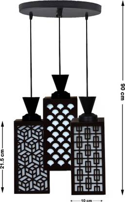 Zuper 3 Light Creative Wooden Pendant Light Pendants Ceiling Lamp