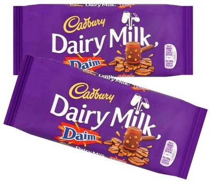 Cadbury Dairy Milk Daim Chocolate Bars