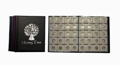 MONEY TREE Coin Album - 200 Capacity - With folder Coin Bank
