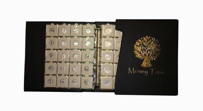 MONEY TREE Coin Album - 200 Capacity - With Holder Coin Bank