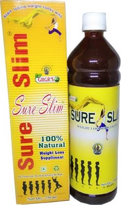 GRGR SURE SLIM FOR WEIGH LOSS SUPPLEMENT-750ML