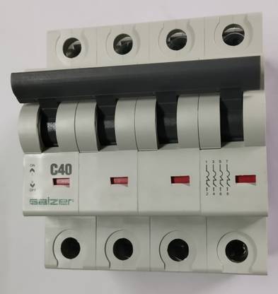Salzer MCB 4 POLE 40 AMP MXFPC400 MCB