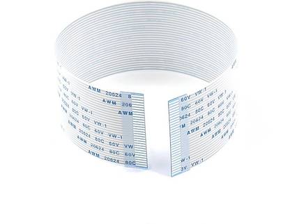 sl sales flexible flat AWM 20624 80C 60V cable 18-PIN-1.0MM Pitch and 100MM Length flat ribbon cable (1-PCS) Electronic Components Electronic Hobby Kit