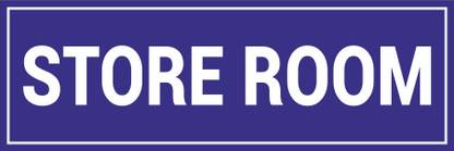 CREATIVE ADVERTISERS Store Room Emergency Sign