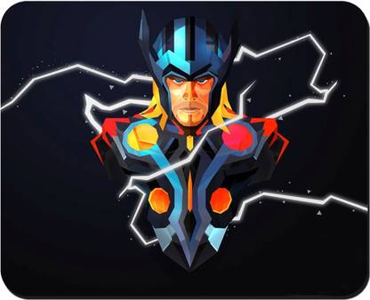 nik city store Avenger Thunder Man printed mouse pad | game printed mouse pad | mouse pads for boys Mousepad | pack of 1 Mousepad