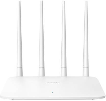 TENDA F6 Wireless N300 Easy Setup Router Wireless Router 2.4 GHz 300 Mbps Wifi Speed Single Band External Antenna Ethernet (Cable Broadband)