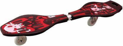 JB KAKADIYA ENTERPRISE Heavy Duty Wave Board, Two Wheel Skate Board for Boys for Girls Skating Purpose Flash Colorful Lights on Wheels 9 inch x 33 inch Skateboard 9 inch x 33 inch Skateboard