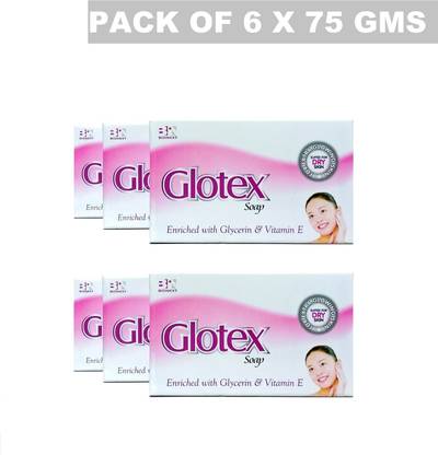 GLOTEX Soap Enriched with Glycerin & Vitamin E For Extra Glowing Skin