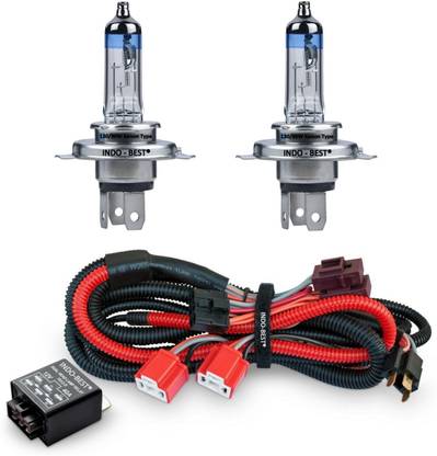 INDO-BEST GSA 130/90W Xtra Bright H4 Universal Headlight Bulb with Headlight Brightener for H4 Headlight Bulbs Headlight Car Xenon (12 V, 900 W)