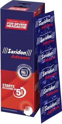 Piramal Saridon Advance Headache Relief Tablets