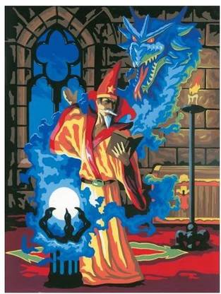 ROYAL & Langnickel Painting By Numbers Junior Small Art Activity Kit, Sorcerer