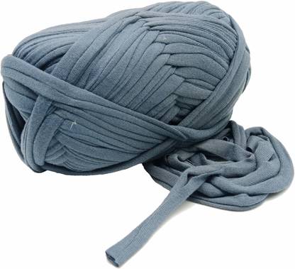 PRANSUNITA T-Shirt Yarn Carpet, Knitting Yarn for Hand DIY Bag Blanket Cushion Crocheting Projects TSH New 100 GMS