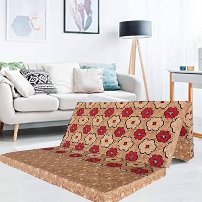 flamo 28 Density 3 Fold Bed 72 x 48 3 inch Double PU Foam Mattress