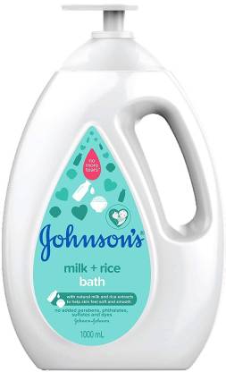 JOHNSON'S Baby Milk Bath 1000ml - Pack of 1